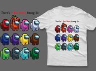 main image for ad There is 1 boo sheet among us t-shirt impostor among us t-shirt impostor t-shirt