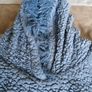 Gray Reversible ESKIMO Shaggy Hoddie Image 5