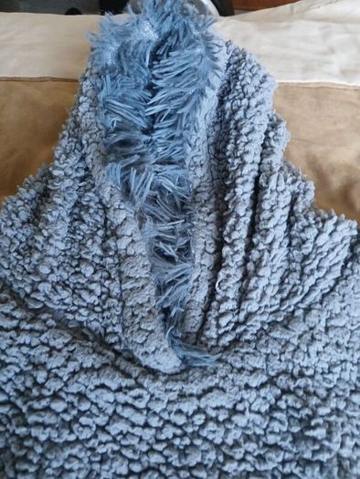 Gray Reversible ESKIMO Shaggy Hoddie