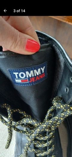 Tommy Jeans leather boots  Excellent condition