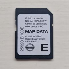 Nissan GPS memory card