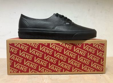Men's vans authentic black leather