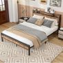 King Size Bed Frame Metal Image 8