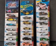 Acrylic Wall Display Shelf 3-Pack for 1:64 Model Cars Wall-Mounted with 3M Tape & Screws