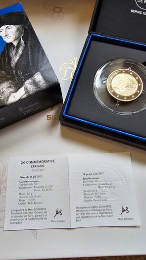 2022 France Proof Erasmus 35th Anniversary