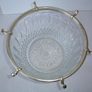 Vintage Clear Glass Punch Bowl Image 8