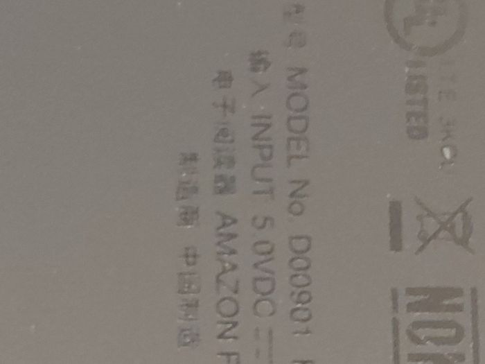 Amazon Kindle, Model No. D00901, Needs new Battery I think, not coming on