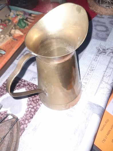 A Beautiful Old Brass Jug with Loop Handle, Postage Available on all my Items or Collection in Rochfortbridge Westmeath