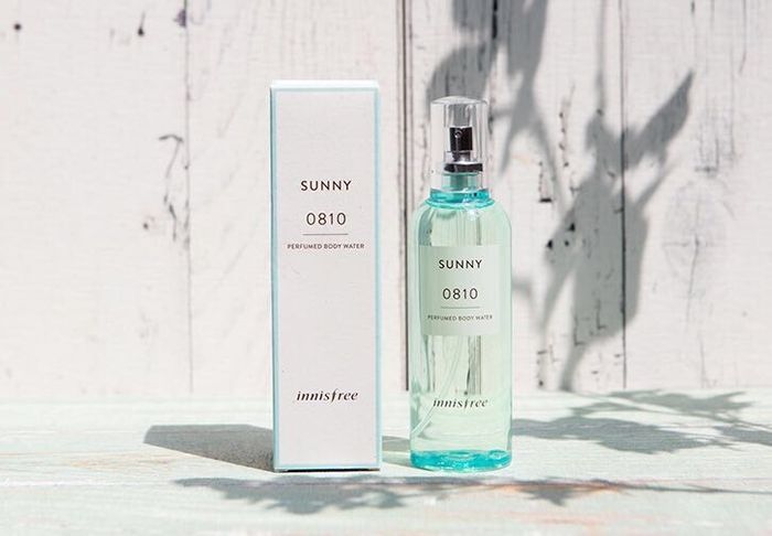 Perfumed body spray Sunny summer scent