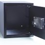 Large Alarmed Value Safe, 130db Built In Alarm, Steel Construction, Steel Locking Bolts, Emergency Overide Key, Wall And Floor Fixings, Black Finish, 40 Litre Capacity 39 x 35 x 36 cm (FREE POSTAGE) Image 6