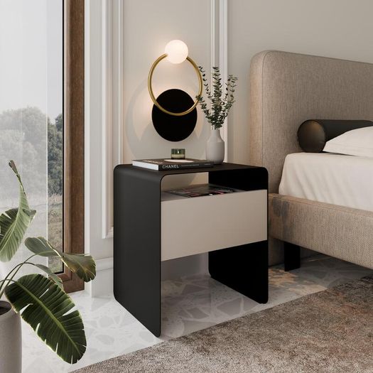 Mono Minimalist Bedside Table with Drawer