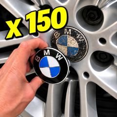 (x 150 caps) BMW Centre Caps (FREE POST)