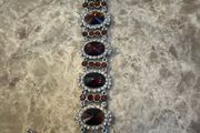 Bronze and Gold Crystal Bracelet