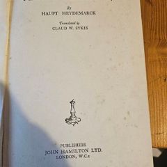 Flying Section 17.by Haupt Heydemarck. First Edition Hardback Only In Fair Condition.  See Photos For Same.