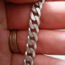solid 18 thick chunky heavy Figaro chain reduced Image 2