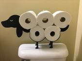 BRAND NEW Paper Towel Holder Black Sheep Crafts Bathroom Rack Ornaments