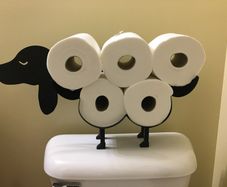BRAND NEW Paper Towel Holder Black Sheep Crafts Bathroom Rack Ornaments