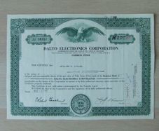 Old Shares Certificate
