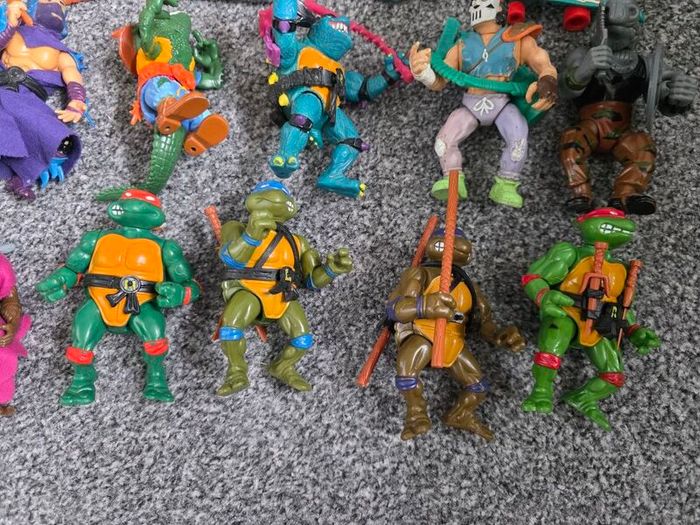 Teenage mutant teenage turtles 1980s vintage toys