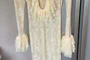 Lace maxi dress