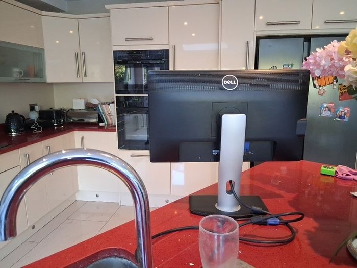 Large wide 25" Dell monitor