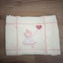 Hand made crochet Pink & White baby blanket Image 3