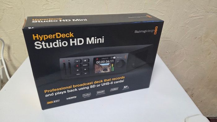 Blackmagic HyperDeck Studio HD Mini Recorder. Mint, Boxed, No PSU