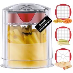 Brand New French Fry Cutter Potato Cutter with 3 Stainless Steel Blades.