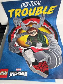 Lego Marvel Spiderman and Doctor Octopus Doc Ock minifigures