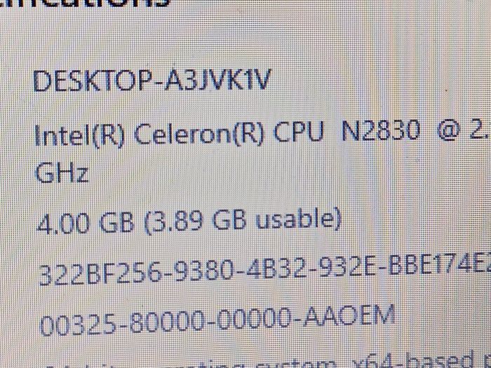 Toshiba Satellite C50-b-14d, 4gb Ram, 500gb Hdd Vpu N2830 2.16ghz