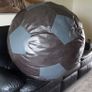 Bean bag giant, real leather. Image 9