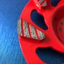 HILTI D150 replacement diamond grinding wheel 150mm 6" inch concrete, stone COARSE GRITS Image 4