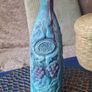 Hand Painted 3D Grape Bottle Decor Image 6