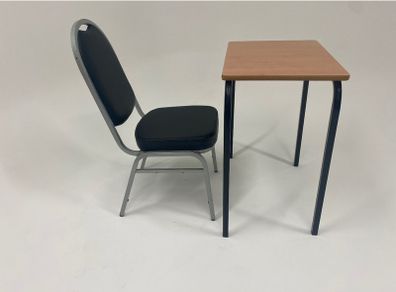 desk and chair