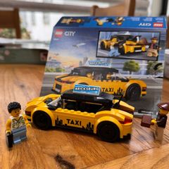 Lego City yellow taxi