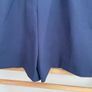 dress Zara size medium dress front playsuit back navy with blue frilled top Image 9