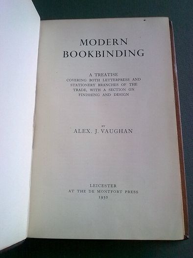 Modern Bookbinding Leather bound by owner Belfast N. Ireland