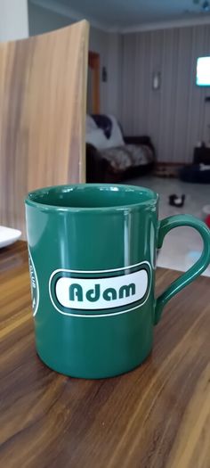 Celtic FC Mug with 'Adam' name