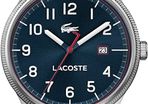 Lacoste analog quartz watch for men with silver stainless steel strap - 2011022