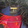 Ted Baker metallic navy parka Image 4