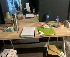 Office desk and chair