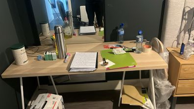 Office desk and chair