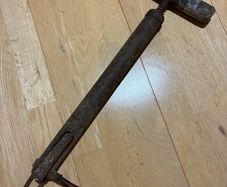 Antique wheel pump