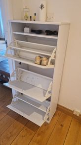 White Shoe Storage Cabinet
