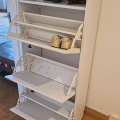 White Shoe Storage Cabinet