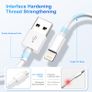 Lightning Apple iPhone Sync Data Cable Fast Charging for Apple iPhone 6, 6s, 7, 8, 11, 12 Plus 13, 14 Promax Image 3