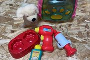 Puppy and carry case toy