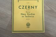 Czerny Op.849 Schitmer's library of musical classics piano book