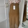 dress bnwt Zara summer dress small khaki shade small Image 7