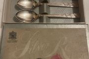 Antique six viners coffee spoons